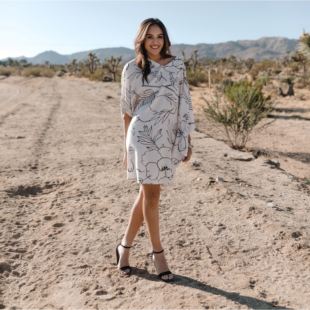 Sseko short kaftan in Secret Garden